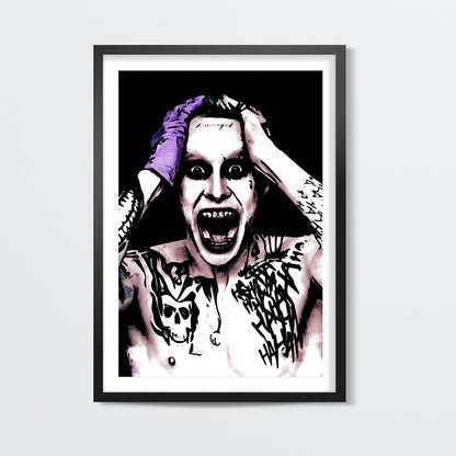 Joker Jared Letto Batman Suicide Squad Comic Movie Character Artwork