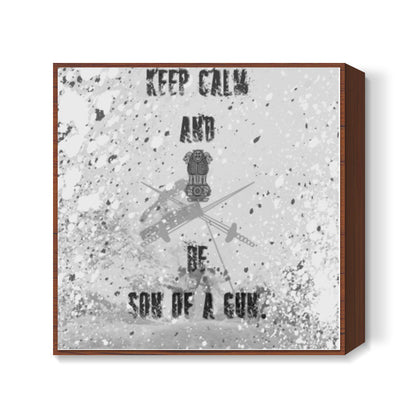 Son Of A Gun Indian Army Square Art Prints