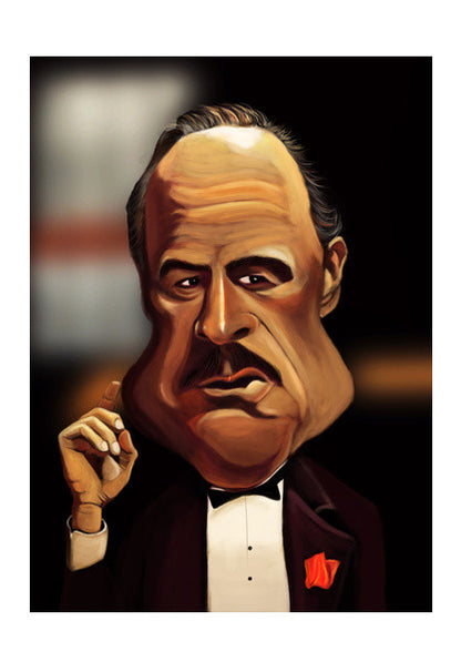 The Godfather | Caricature Wall Art