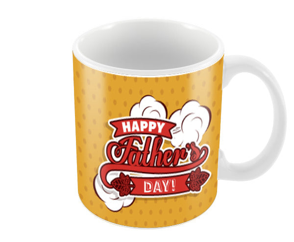 On The Cloud Happy Fathers Day Coffee Mugs