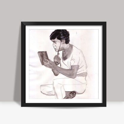 Aamir Khan reinvents himself very well Square Art Prints