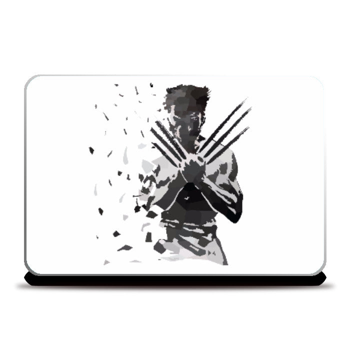 Laptop Skins, Low Poly Wolverine Dispersed  Laptop Skin