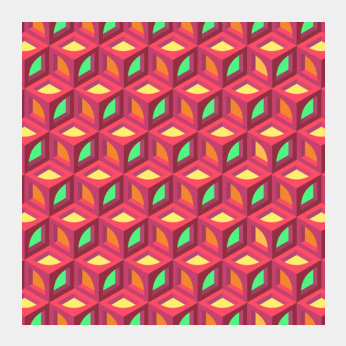 Square Art Prints, 3d pattern Square Art Prints