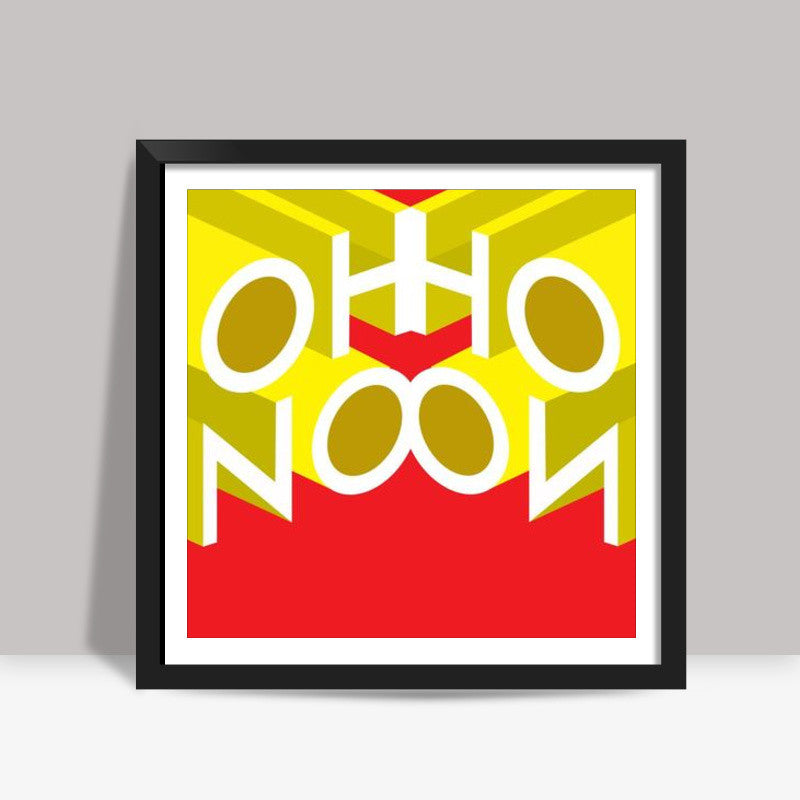 oh no! Square Art Prints