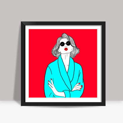 POUT Square Art Prints