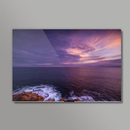 Purple Sea Wall Art