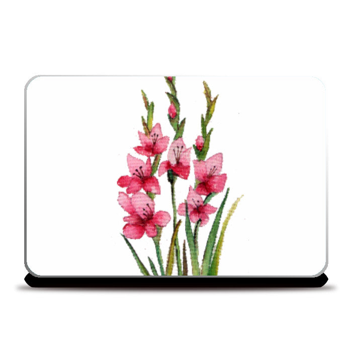 Laptop Skins, Pink Floral Laptop Skin