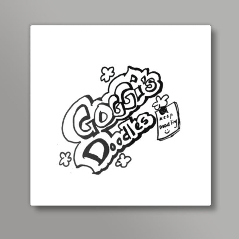 Goggis Doodles Square Art Prints