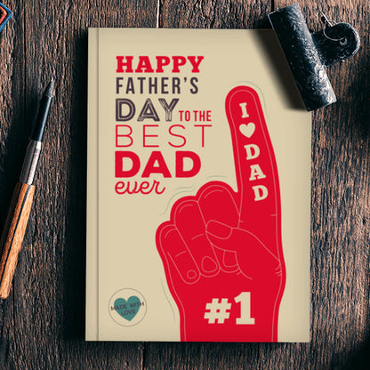 My Dad is The Number One Fathers Day | #Fathers Day Special Notebook