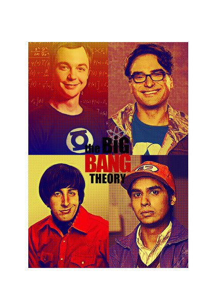 Wall Art, Big Bang Theory Pop Art Wall Art