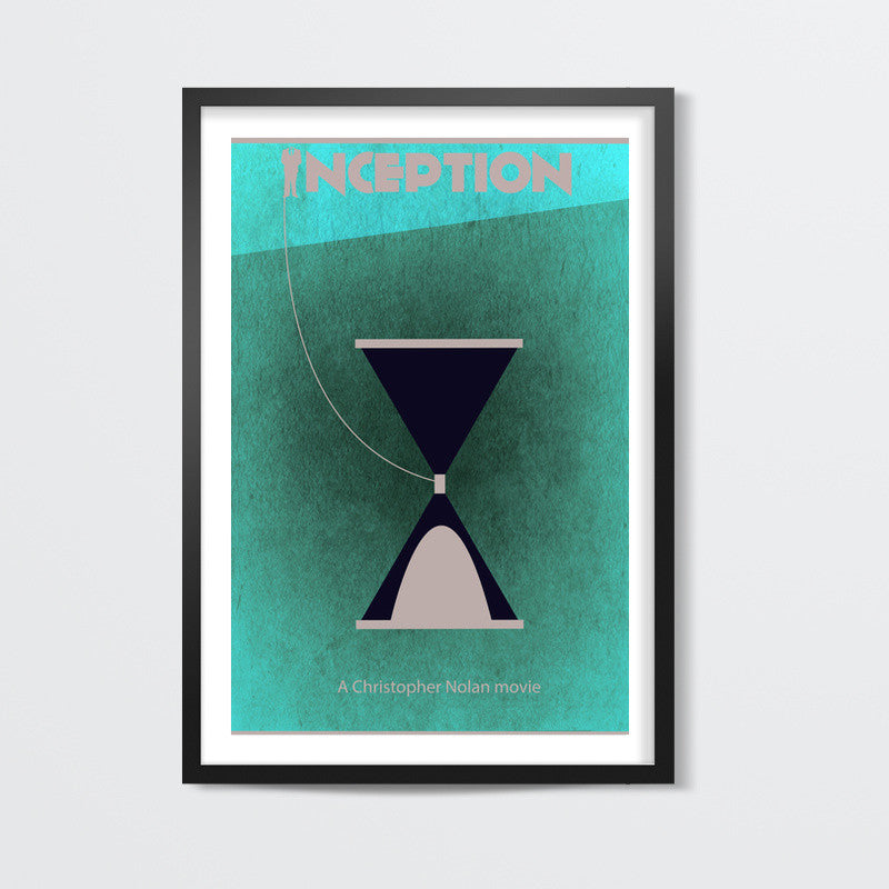 Inception minimalist movie poster Wall Art