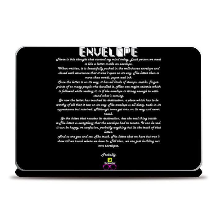 Story of an Envelope Laptop Skins