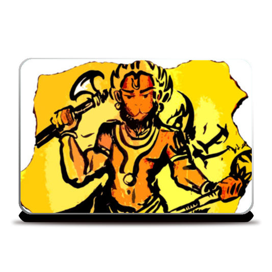 jai bajrangi jai hanuman Laptop Skins