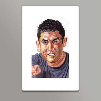 Unique begins with U- Aamir Khan Wall Art