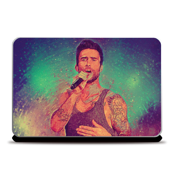 Adam Levine Maroon 5 Painting Laptop Skins