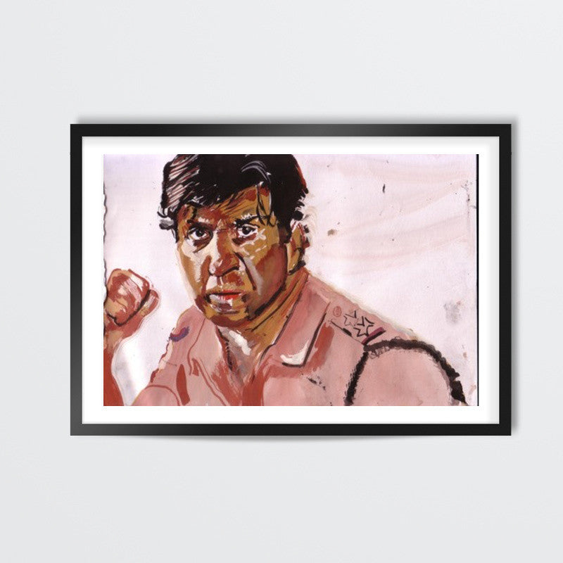 Bollywood action star Sunny Deol plays intense roles with great conviction Wall Art