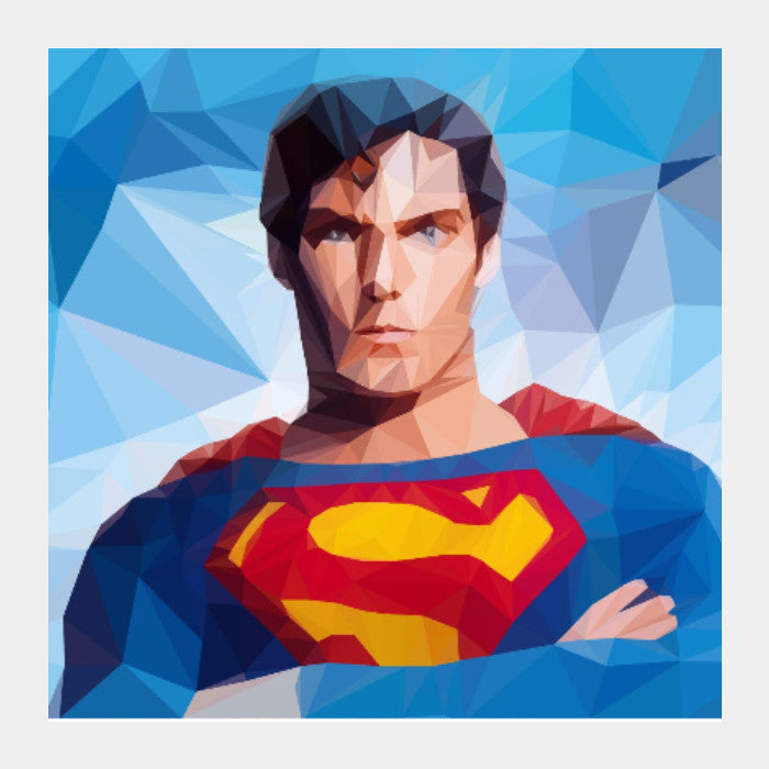 Square Art Prints, Superman