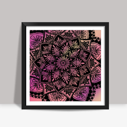 Mandala Square Art Prints