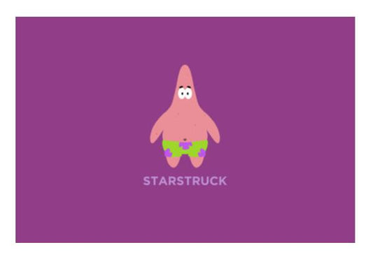 PosterGully Specials, Nick Spongebob Squarepants Patrick Minimal Wall Art