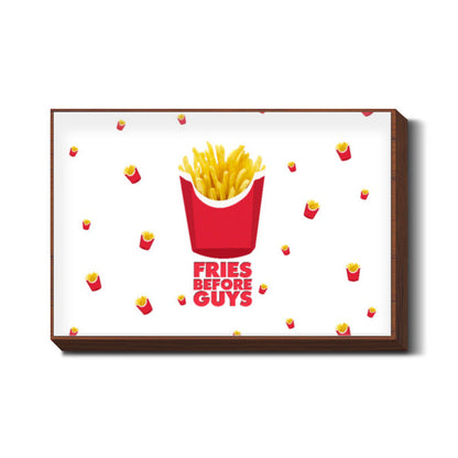 Fries Before Guys | Pattern Wall Art