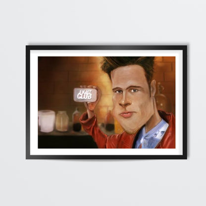 Fight Club  Brad Pitt | Caricature