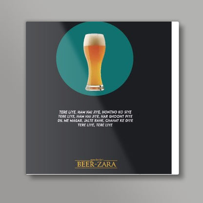 Beer Zara- Square Art print