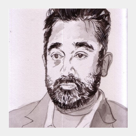 Bollywood superstar Kamal Haasan knows an actor is a character first Square Art Prints