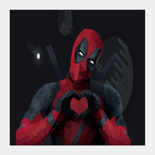 Deadpool Artwork Square Art Prints PosterGully Specials