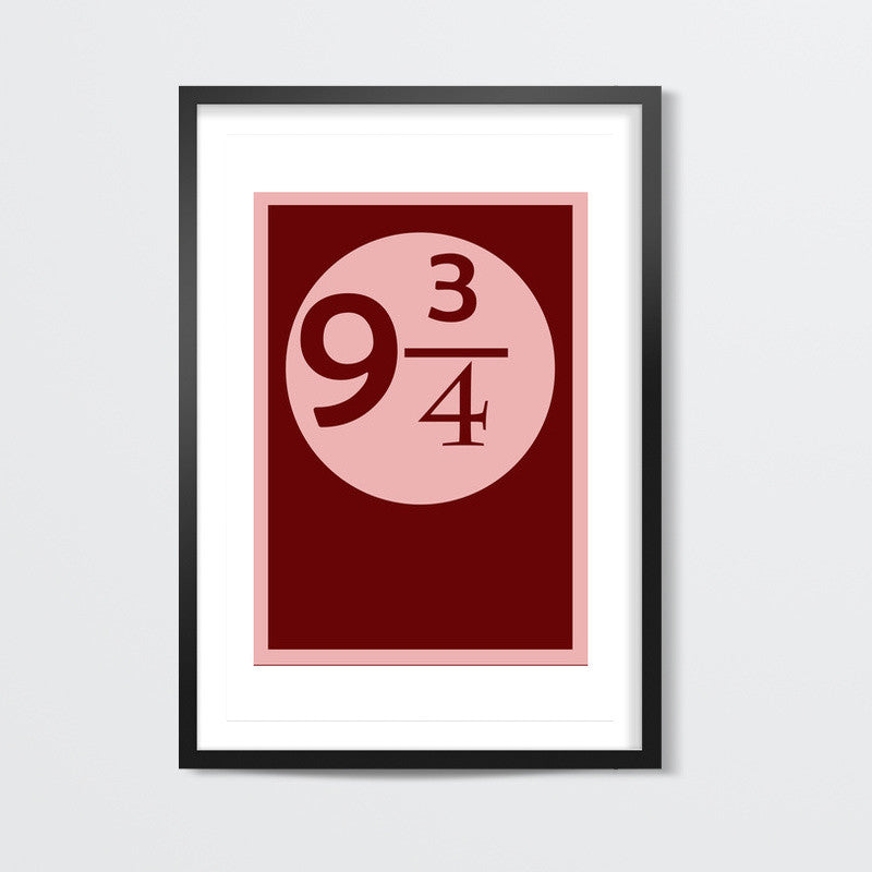 Platform 9¾ Hogwarts Express Wall Art