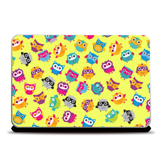 Laptop Skins, Chirpy Owls Laptop Skins