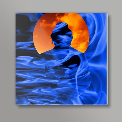 Buddha Sea Square Art Prints