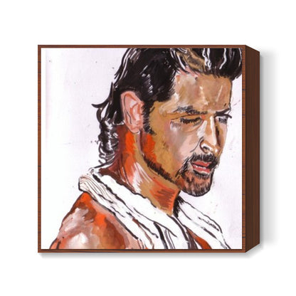 Hrithik Roshan is a superstar with substance and style Square Art Prints