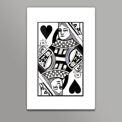 QUEEN of hearts Wall Art