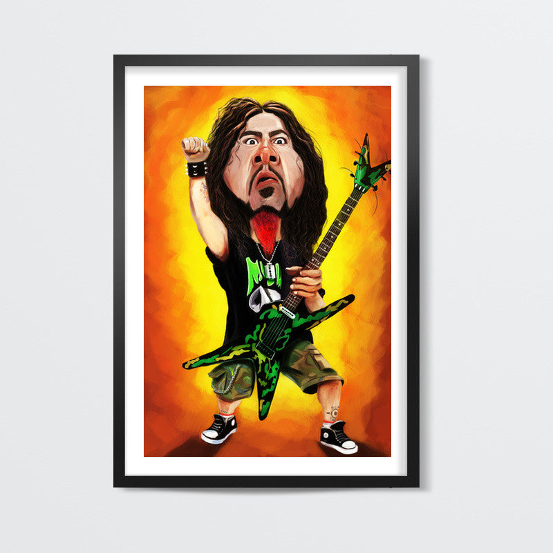 Dimebag Darrell | Pantera | Caricature Wall Art