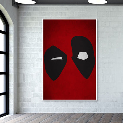 Deadpool Minimalist  Wall Art