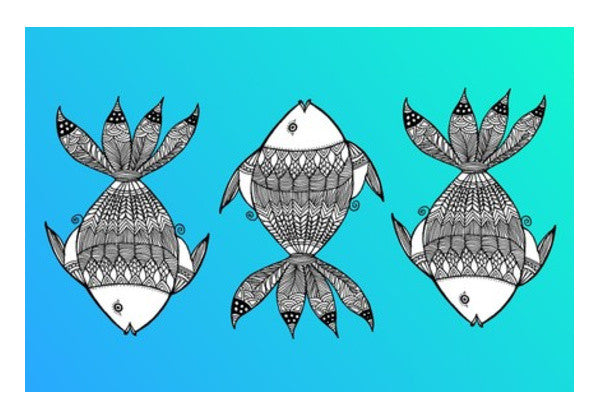 Fish Patterns Wall Art