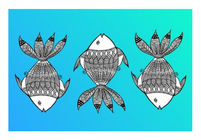 Fish Patterns Wall Art