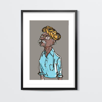 Turbaned guy Wall Art