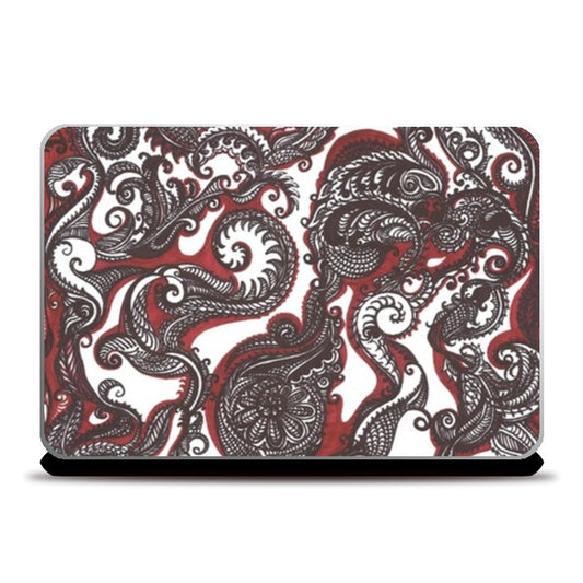 Laptop Skins, Black and Red Laptop Skins