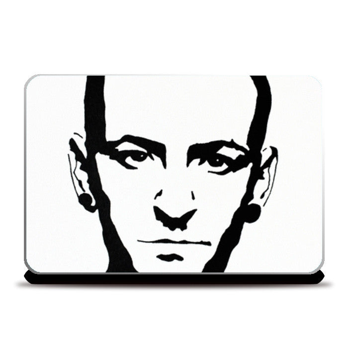 Chester Bennington Ink Laptop Skins