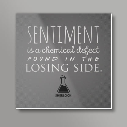 SHERLOCK Sentiment Square Art Prints