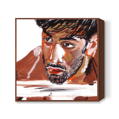 Ranbir Kapoor - the Rockstar Superstar Square Art Prints