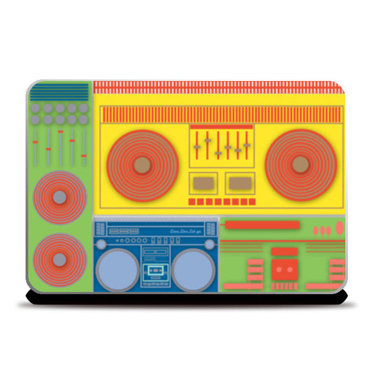 Laptop Skins, Boom Box Mania ! Laptop Skins