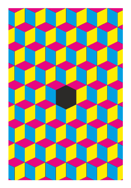 Wall Art, CMYK Cubism Poster | Dhwani Mankad, - PosterGully