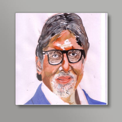 For superstar Amitabh Bachchan (BIG B), age is just a number   Square Art Prints