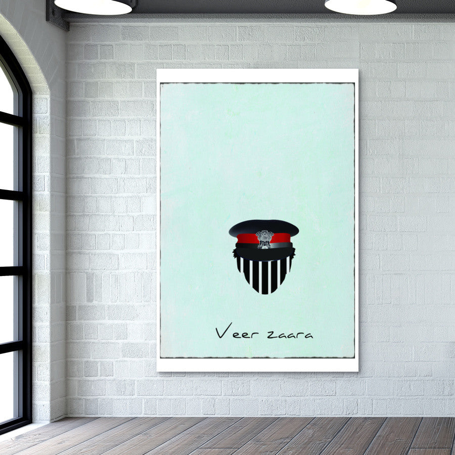 Veer Zaara Minimalist poster Wall Art