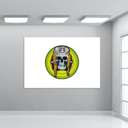 Pilot Skull Wall Art | Md Hafiz Shaikh