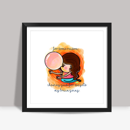 The Bubble Gum Square Art Prints