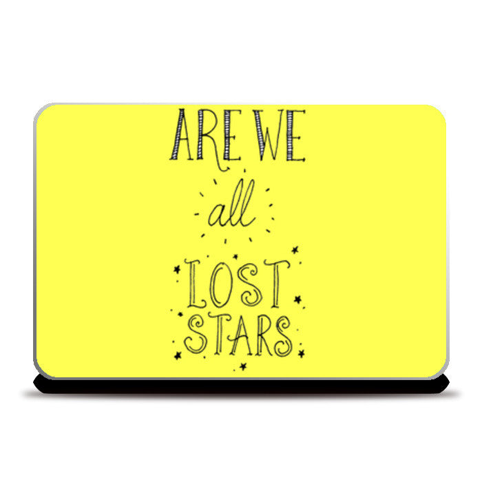 Lost Stars Yellow Laptop Skins