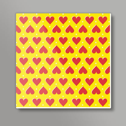 Hearts Square Art Prints